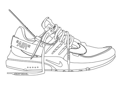 nike schoenen tekening